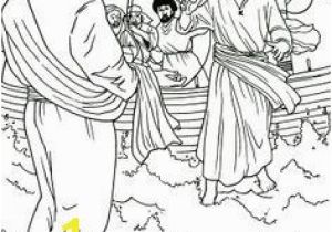 Jesus Walks On the Water Coloring Page Coloring Page Anointing the Feet Of Jesus