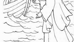 Jesus Walks On the Water Coloring Page Fresh Jesus Walks Water Coloring Sheet Gallery