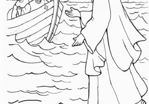 Jesus Walks On the Water Coloring Page Fresh Jesus Walks Water Coloring Sheet Gallery