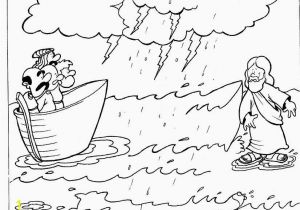 Jesus Walks On the Water Coloring Page New Jesus Walks Water Coloring Pages