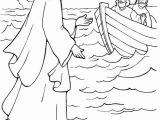 Jesus Walks On Water Coloring Page E Of Miracles Of Jesus is Walking On Water Coloring Page