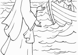 Jesus Walks On Water Coloring Page E Of Miracles Of Jesus is Walking On Water Coloring Page