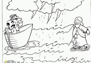 Jesus Walks On Water Coloring Page Water Coloring Pages for Kids Coloring Home
