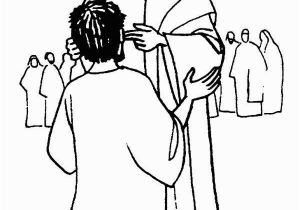 Jesus Washes the Disciples Feet Coloring Page Jesus Heilt Kranken ist Wunder Von Jesus Malvorlagen