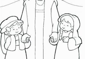 Jesus with Child Coloring Page Jesus with Children Coloring Page Luxury New Jesus and the Children