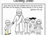Jesus with Children Coloring Page Jesus Has Time for Me Bible Crafts Let the Little Children