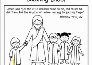 Jesus with Children Coloring Page Jesus Has Time for Me Bible Crafts Let the Little Children