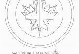 Jets Logo Coloring Page Winnipeg Jets Logo Coloring Page