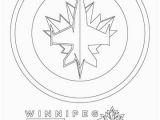 Jets Logo Coloring Page Winnipeg Jets Logo Coloring Page