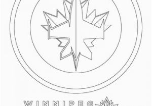 Jets Logo Coloring Page Winnipeg Jets Logo Coloring Page