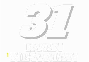 Joey Logano Coloring Pages Printable Ryan Newman 31 Nascar Coloring Sheet