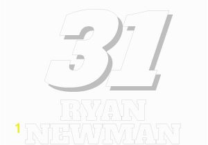 Joey Logano Coloring Pages Printable Ryan Newman 31 Nascar Coloring Sheet