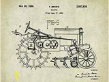 John Deere Tractor Wall Murals Amazon John Deere Tractor Patent Poster Art Print 11×14