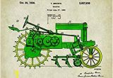 John Deere Tractor Wall Murals John Deere Tractor Patent Poster Art Print 11×14 toys Charles Freitag Wall Decor