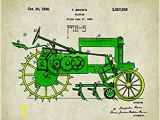 John Deere Tractor Wall Murals John Deere Tractor Patent Poster Art Print 11×14 toys Charles Freitag Wall Decor