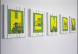 John Deere Wall Murals John Deere Tractor Letters Letters for Boys