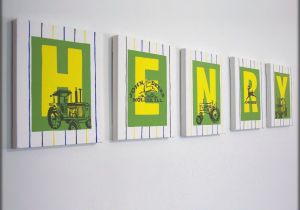 John Deere Wall Murals John Deere Tractor Letters Letters for Boys