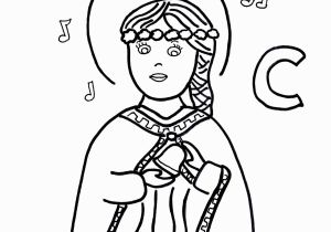 John Paul Ii Coloring Page Image Result for St Cecilia Coloring Page Vbs Pinterest