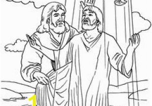 John the Baptist Baptizing Jesus Coloring Page 39 Best Bible John & Jesus Baptism Images On Pinterest