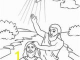 John the Baptist Baptizing Jesus Coloring Page 39 Best Bible John & Jesus Baptism Images On Pinterest