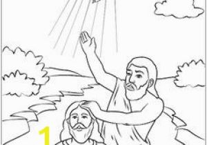 John the Baptist Baptizing Jesus Coloring Page 52 Best Jesus Baptised Images On Pinterest In 2018