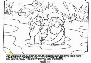 John the Baptist Baptizing Jesus Coloring Page John Der Baptist Und Jesus Malvorlagen Baptism Coloring Pages