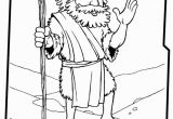 John the Baptist Coloring Pages Printable John the Baptist