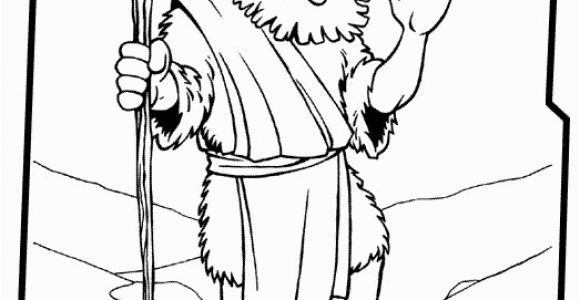 John the Baptist Coloring Pages Printable John the Baptist