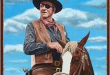 John Wayne Wall Mural Amazon John Wayne 1989 Rustic Metal Art Print by Mike