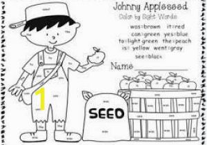 Johnny Appleseed Coloring Page Free Image Result for Johnny Appleseed Worksheets for
