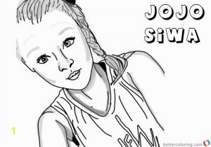 Jojo Siwa and Bowbow Coloring Pages Jojo and Bowbow Free Coloring Pages