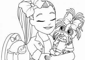 Jojo Siwa and Bowbow Coloring Pages Shopping with Jojo Siwa and His Dog Bow Bow for Christmas