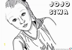 Jojo Siwa Coloring Pages for Kids Jojo Siwa Coloring Pages by Drawingiconss Free Printable
