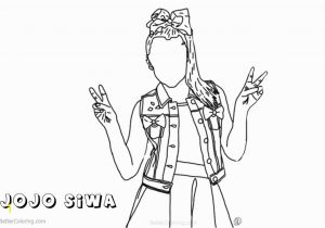 Jojo Siwa Coloring Pages for Kids Jojo Siwa Coloring Pages Drawing by Autumnarendelle Free