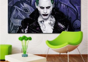 Joker Wall Mural Suicide Squad Jared Leto Joker Movie Figure Printing Posters Wall