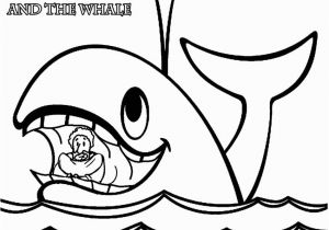 Jonah and the Whale Coloring Pages for Kids Best Jonah and the Whale Printable