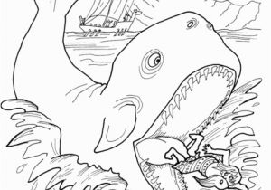 Jonah and the Whale Coloring Pages Jonah and the Whale Coloring Page with Images