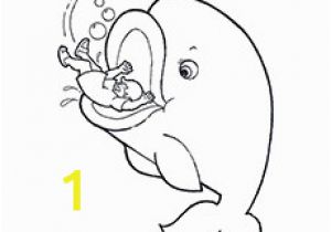 Jonah and the Whale Coloring Pages Jonah In the Sea with A Whale In Jonah and the Whale