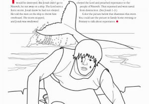 Jonah Runs From God Coloring Page Coloring Pages