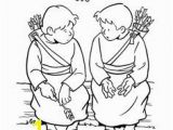 Jonathan and David Bible Coloring Pages 16 Best David and Saul Images On Pinterest