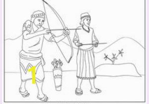 Jonathan and David Bible Coloring Pages 177 Best Church Bible David Goliath Images