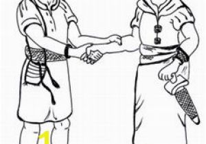 Jonathan and David Bible Coloring Pages 54 Best David and Jonathan Images On Pinterest