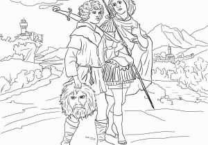 Jonathan and David Bible Coloring Pages King David Coloring Pages