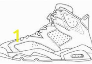 Jordan Shoes Coloring Pages Printable 10 Best Jordan Coloring Images