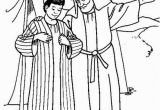 Joseph and His Coat Of Many Colors Coloring Page Joseph Receives the Coat Of Many Colours From His Father