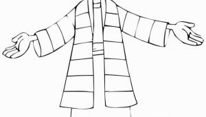 Joseph and His Coat Of Many Colors Coloring Page Joseph S Coat Of Many Colors Craft Coloring Page toddlers