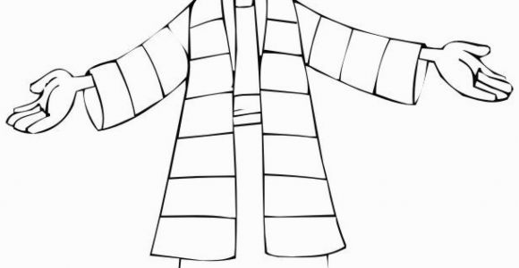 Joseph and His Coat Of Many Colors Coloring Page Joseph S Coat Of Many Colors Craft Coloring Page toddlers