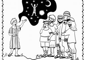 Joseph and His Dreams Coloring Pages In This Coloring Page Joseph Tells His Jealous Brothers
