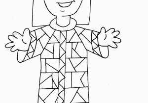 Joseph and the Coat Of Many Colors Coloring Page Joseph S Coat Of Many Colors Preschool Church