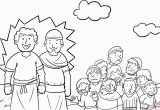 Joshua and Caleb Bible Coloring Pages Joshua and Caleb Brought Back A Good Report Coloring Page